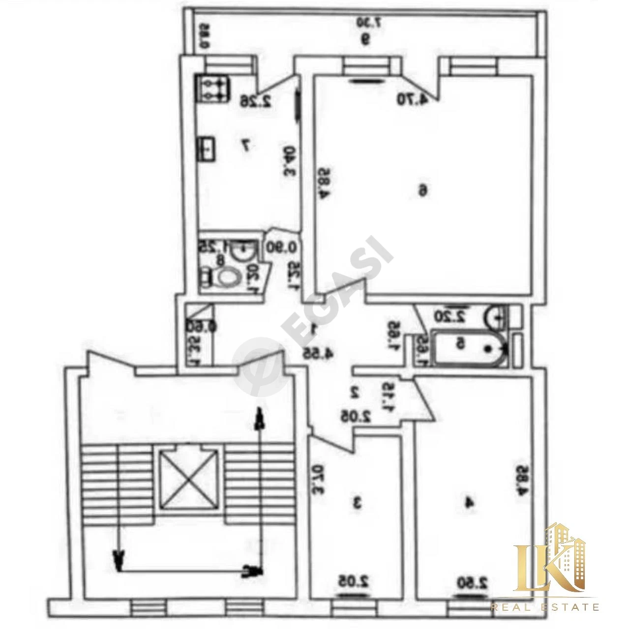 3-комнатная квартира 75 м2 Мирзо-Улугбекский - Cover Photo