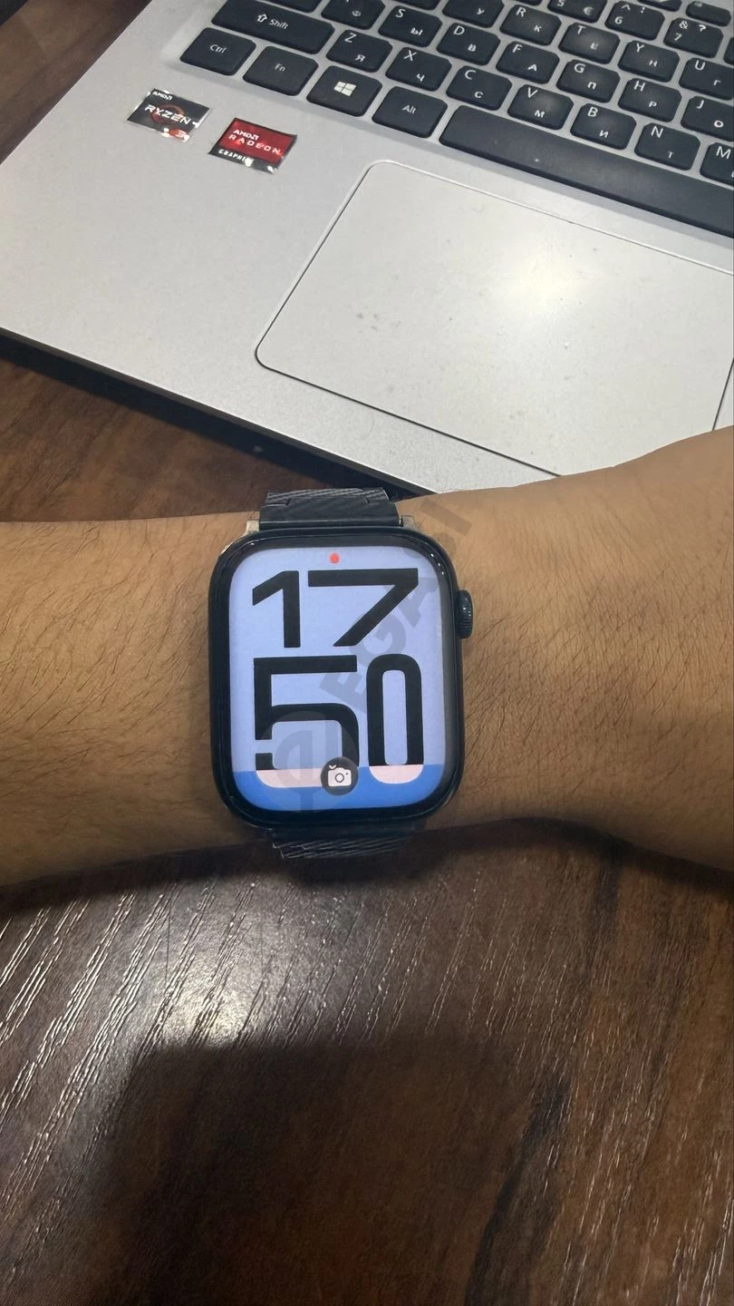 Apple Watch 9 45 mm midnite srochna sotiladi qzqanla tel - Cover Photo