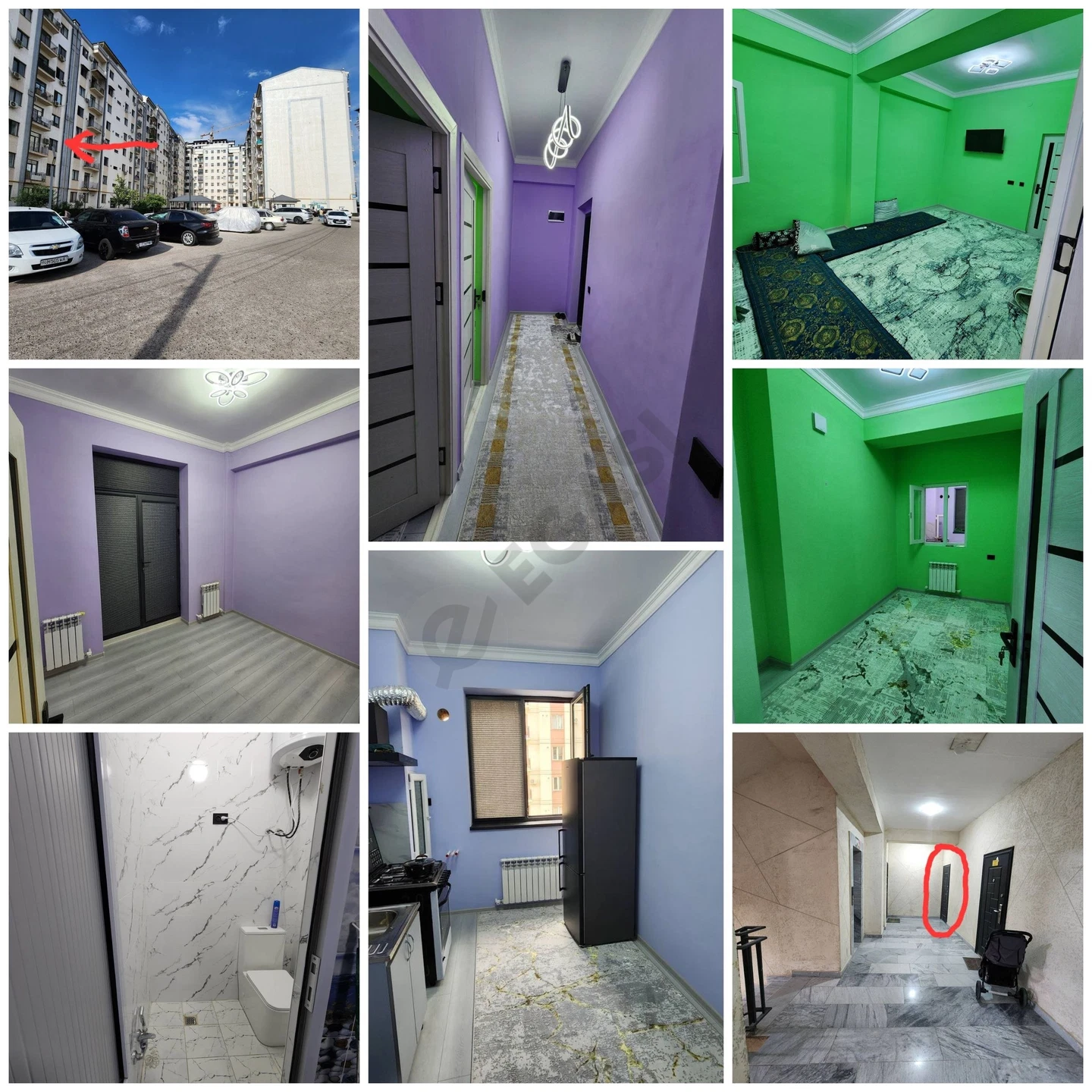 3-комнатная квартира в новостройке, Яшнобод, 4-й этаж - Cover Photo