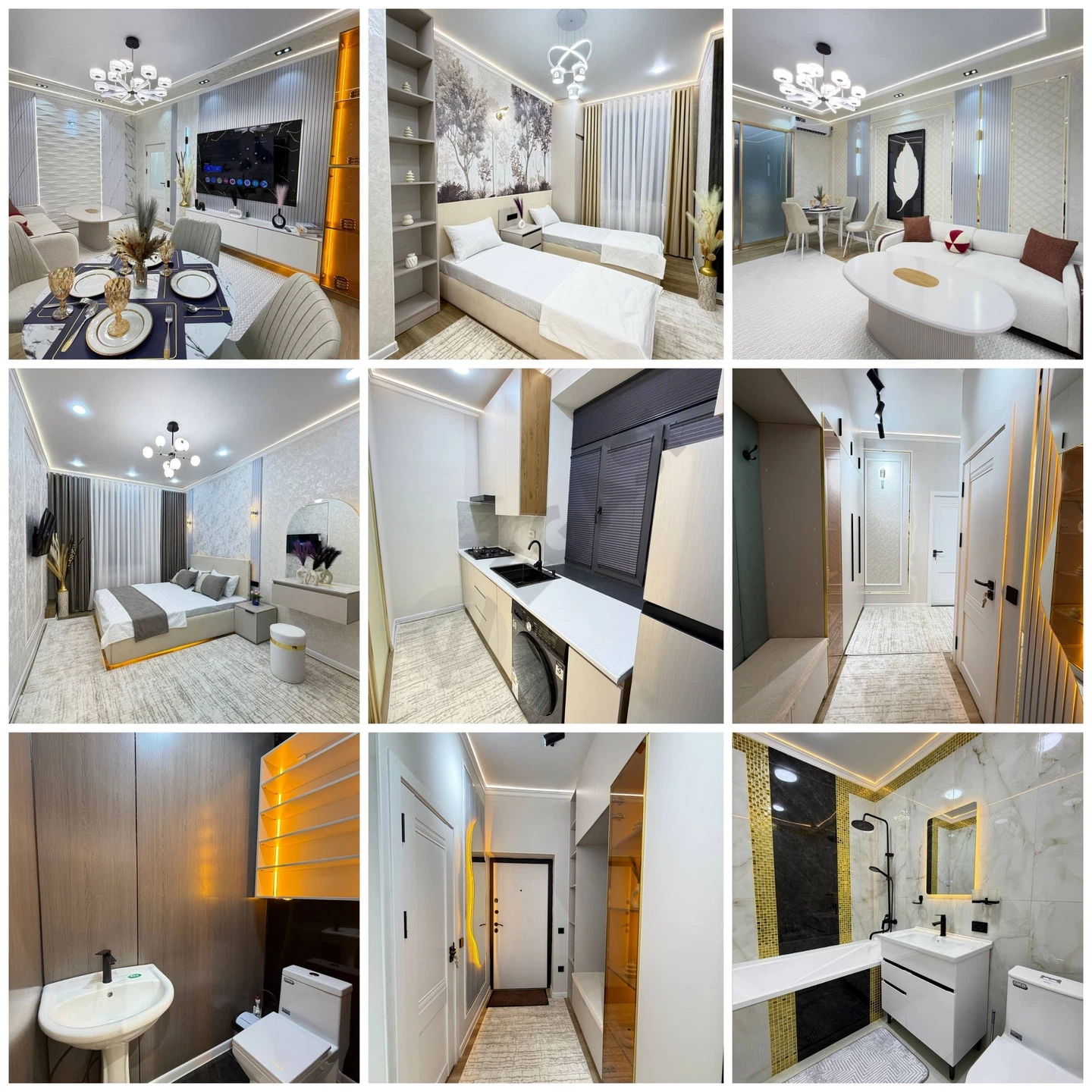 Uchtepa Avenue 3-room apartment, 8th floor - Cover Photo