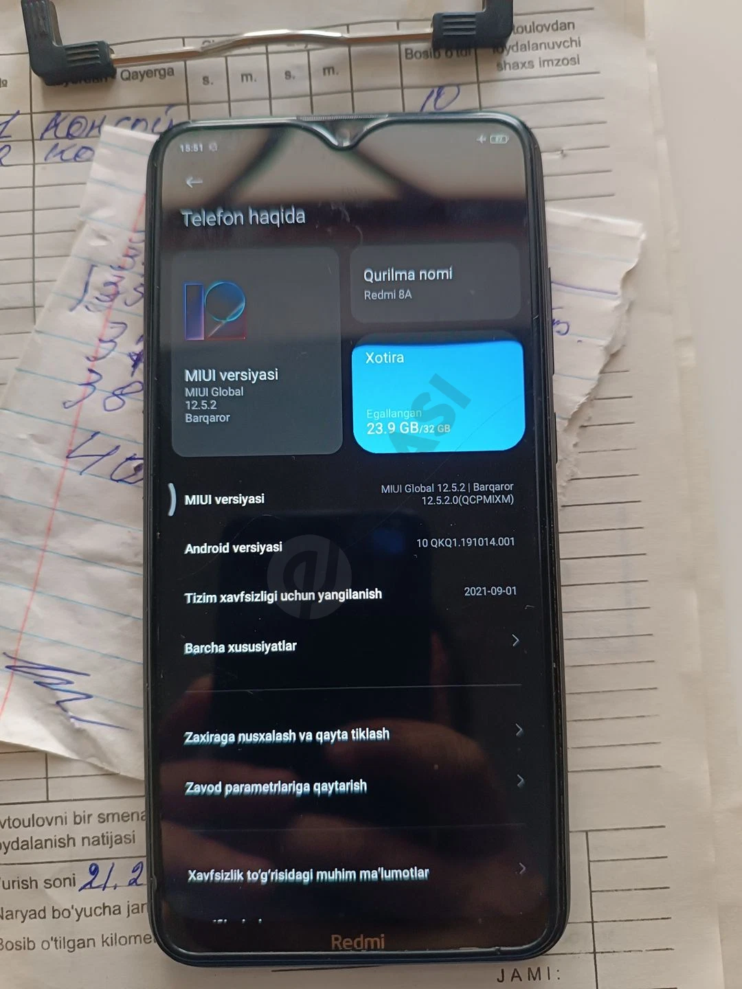 Xoʻpmi Redmi 8 A - Cover Photo