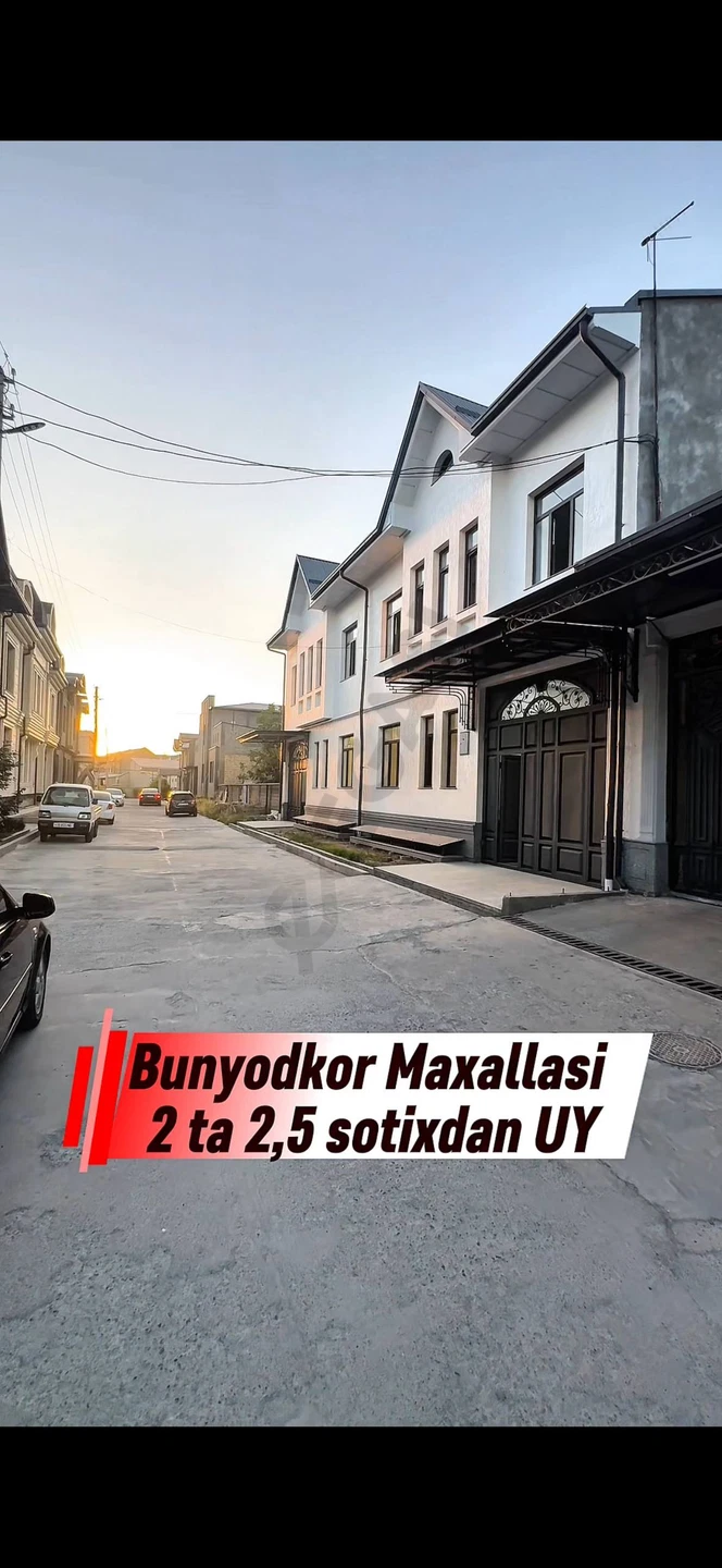 Yengi 16 yillik Bunyodkor maxallasi 2 ta 2,5 sotix - Cover Photo
