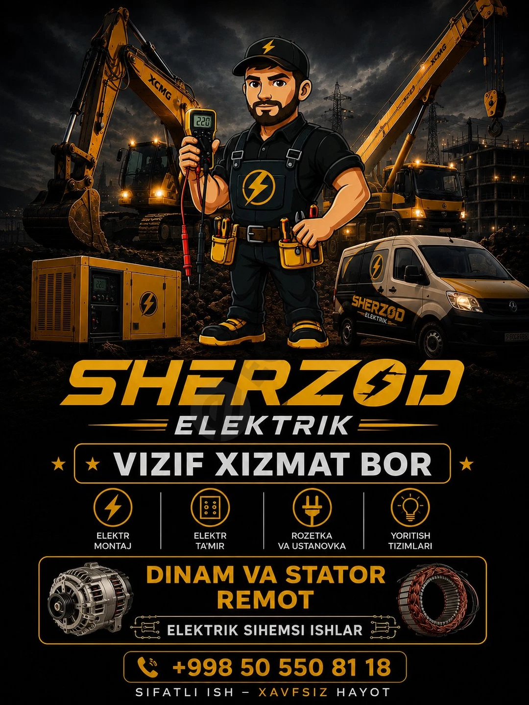 Gurzavoy sps texnika eliktirik gidravlika kanditsaner mator - Cover Photo