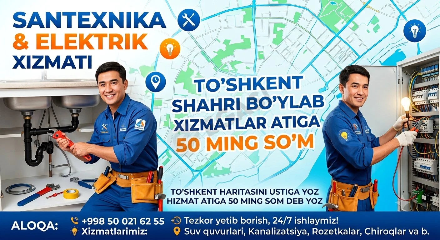 Sentexnika va Elektrika xizmati - Cover Photo