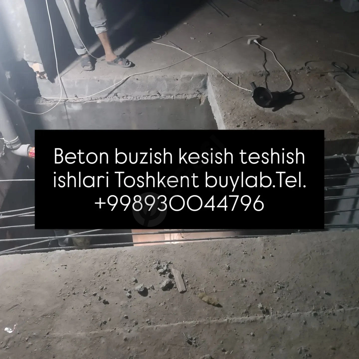 Beton buzish kesish teshish ishlari - Cover Photo