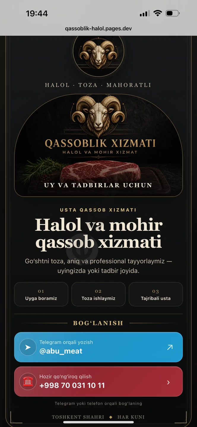 qassob xizmati - Cover Photo
