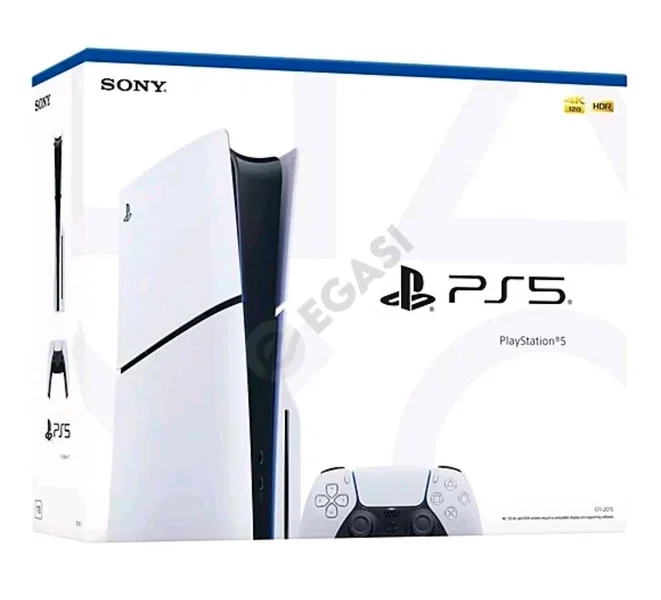 Sony PlayStation 5 Slim 1TB disk drayverli oʻyin pristavkasi - Cover Photo