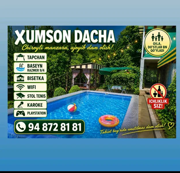 Dacha xumson ugam daryosi boyda - Cover Photo