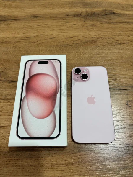 Новый iPhone 15 128GB Pink + Чехол и Стекло (Без UzIMEI) - Cover Photo