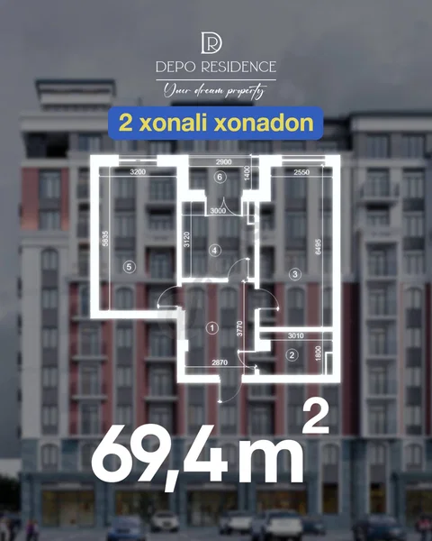 DEPO RESIDENCE UYLARI. KATTA QANI DEPO MALL - Cover Photo
